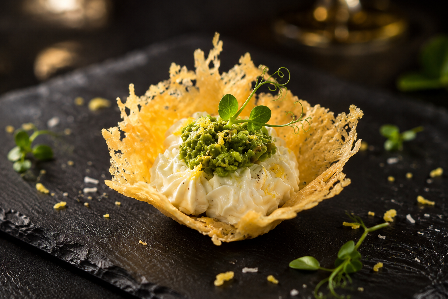 Parmesan Tuile Baskets